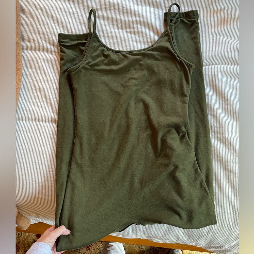 Bumpsuit | The Kate — Small, dark green maternity jumpsuit!